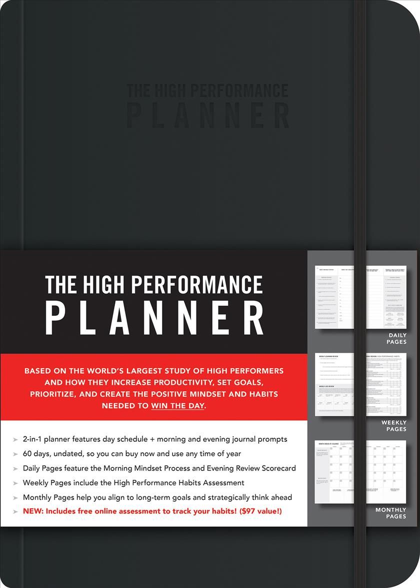 The High Performance Planner By Brendon Burchard 9781401957230