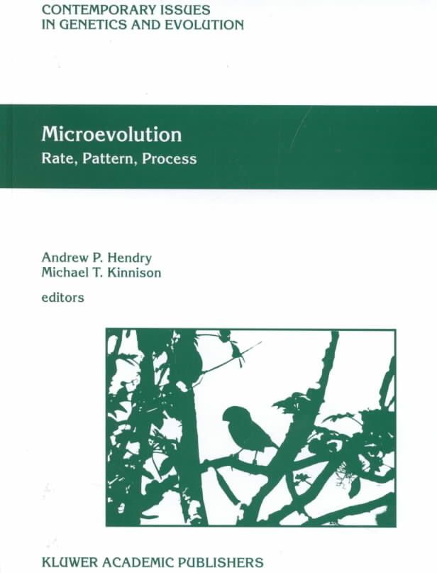 Microevolution By A. P. Hendry, M. T. Kinnison 9781402001086