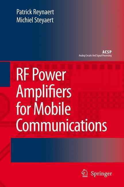 RF Power Amplifiers for Mobile Communications 9781402051166 (Hardback)