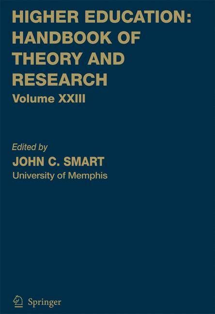 Higher Education: Handbook of Theory and Research 9781402092800