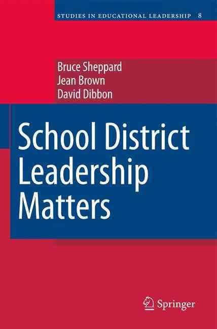 School District Leadership Matters 9781402097461 (Hardback)