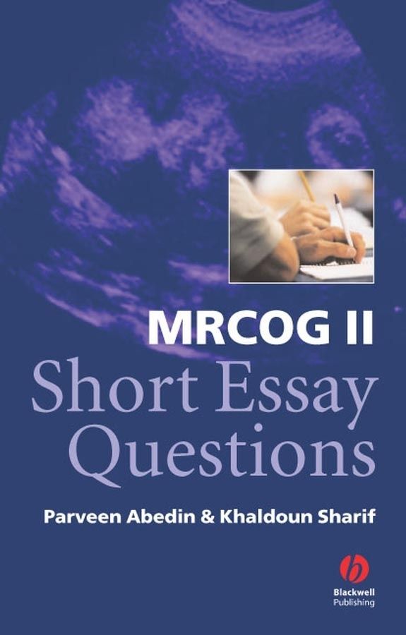 MRCOG II By Parveen Abedin, Khaldoun W. Sharif 9781405100205