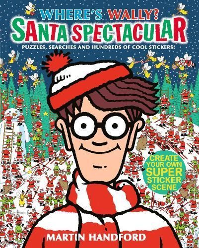 Where's Wally? Santa Spectacular Sticker Activity Book 9781406378634