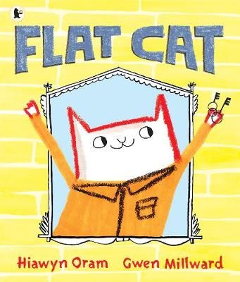 Flat Cat By Hiawyn Oram (author), Gwen Millward (artist) 9781406390322