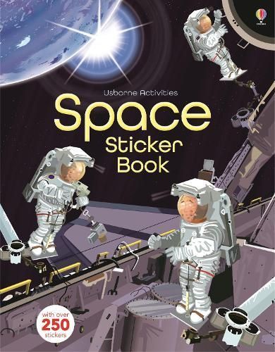 Space Sticker Book By Fiona Watt (author), Paul Nicholls (illustrator)