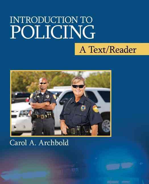 Policing By Carol Archbold 9781412993692 (Paperback)