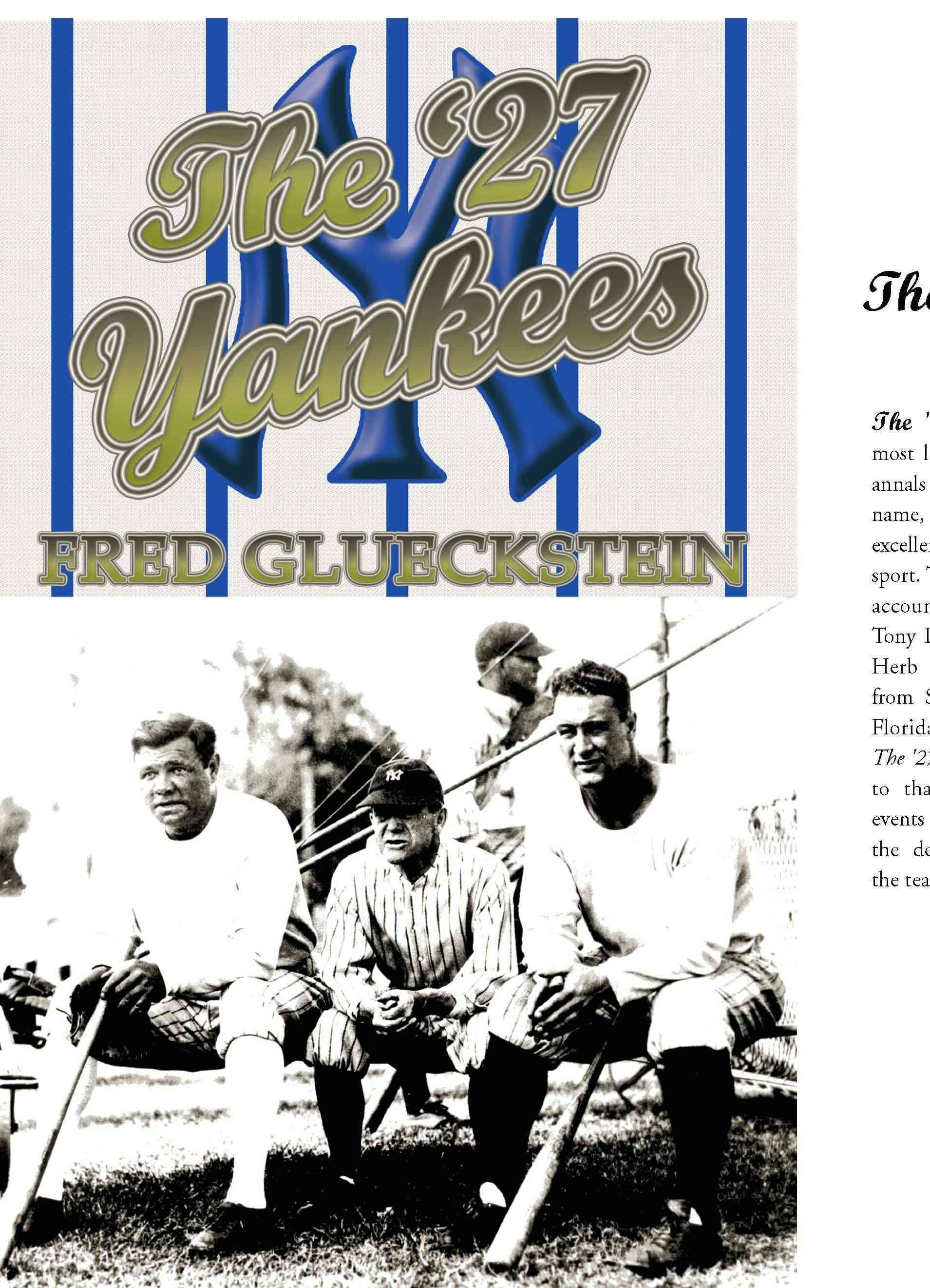 The '27 Yankees By Fred Glueckstein 9781413484274 (Hardback)