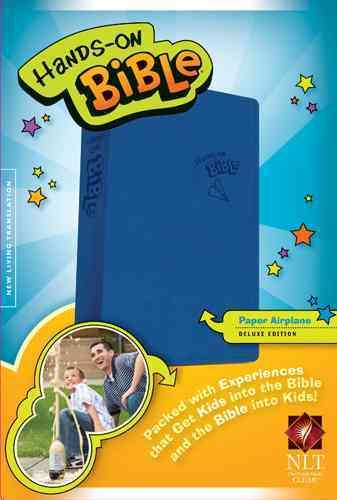 Hands-On Bible NLT (LeatherLike, Blue) 9781414398532