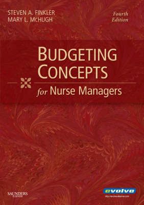 Budgeting Concepts for Nursing Managers 9781416033417 (Paperback)