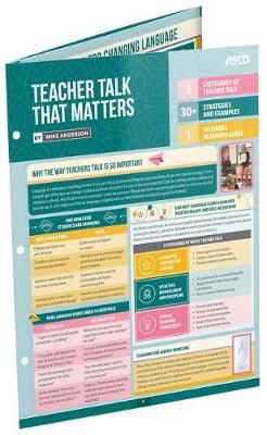 Teacher Talk That Matters By Mike Anderson 9781416629276