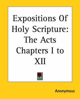 Expositions Of Holy Scripture By Anonymous 9781419117220 (Paperback)