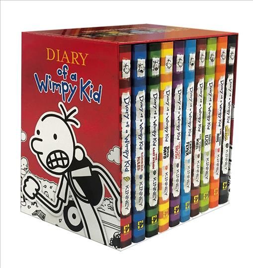 Diary of a Wimpy Kid Box of Books 1-10 Hardcover Gift Set (Hardback)