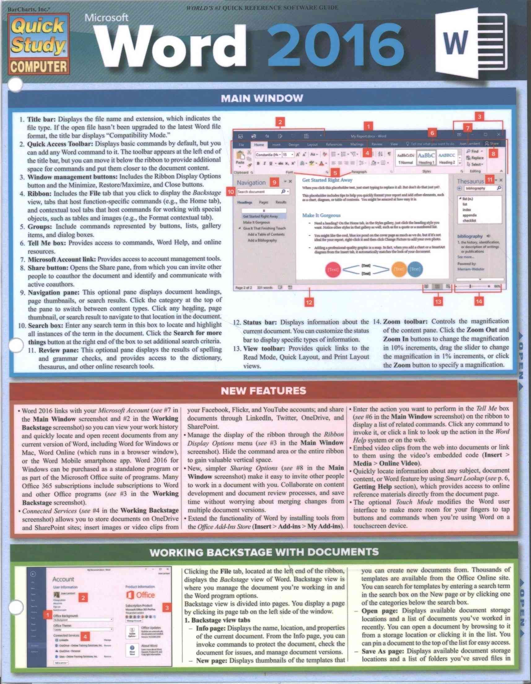 Microsoft Word 2016 By Joan Lambert 9781423226055