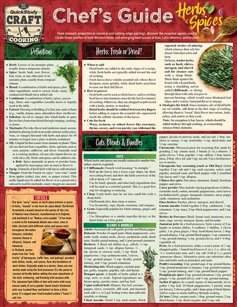 Chef's Guide to Herbs & Spices By Chef Jay Weinstein 9781423239772