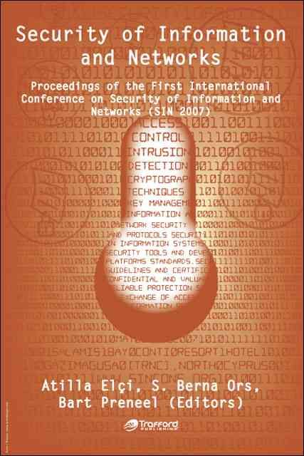 Security of Information and Networks By S. Berna Ors 9781425141097