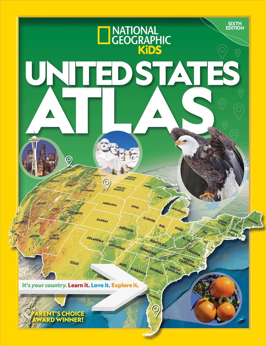 United States Atlas By National Geographic Kids 9781426338212