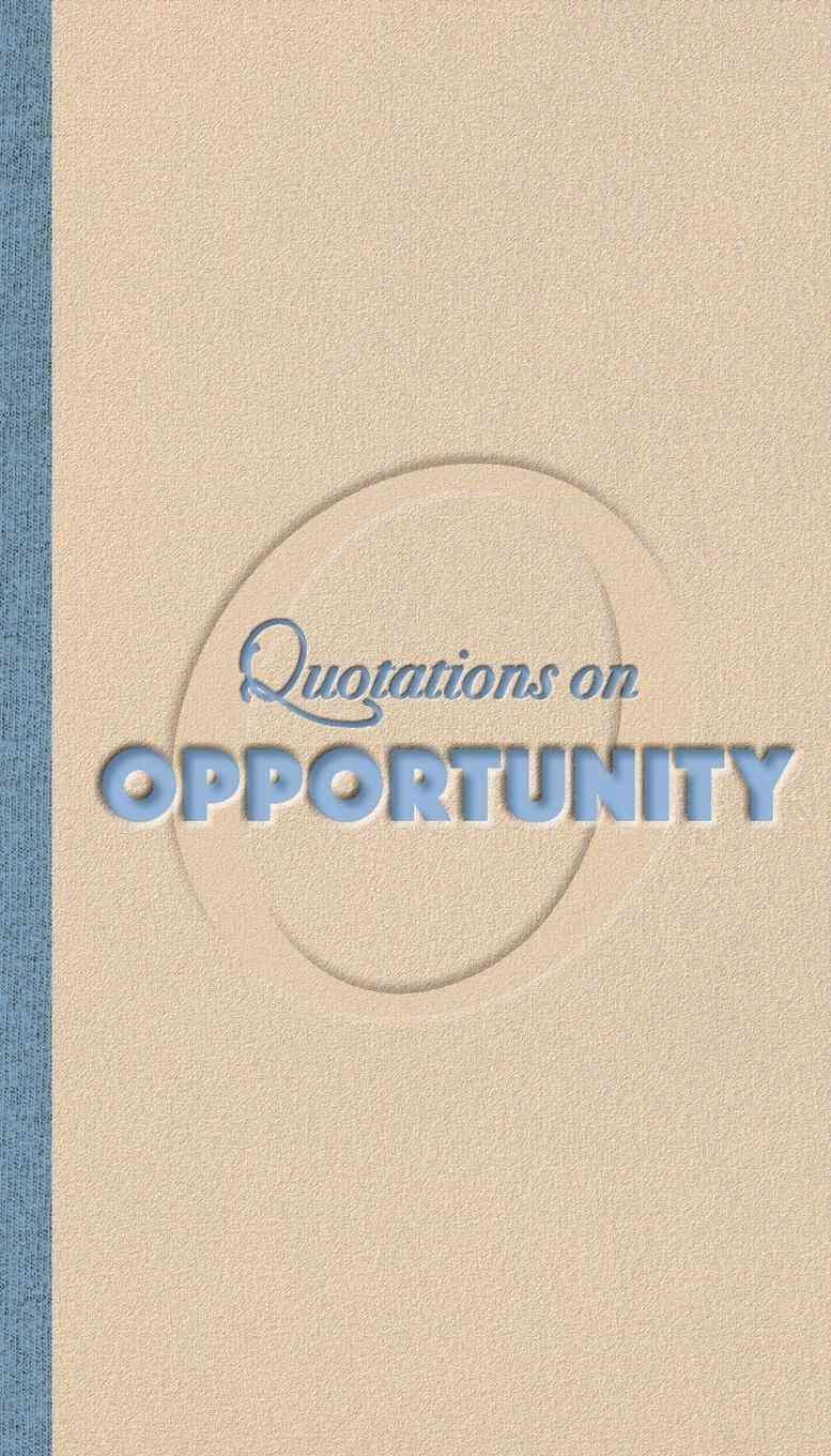 Opportunity By Applewood Books 9781429093989 (Paperback)