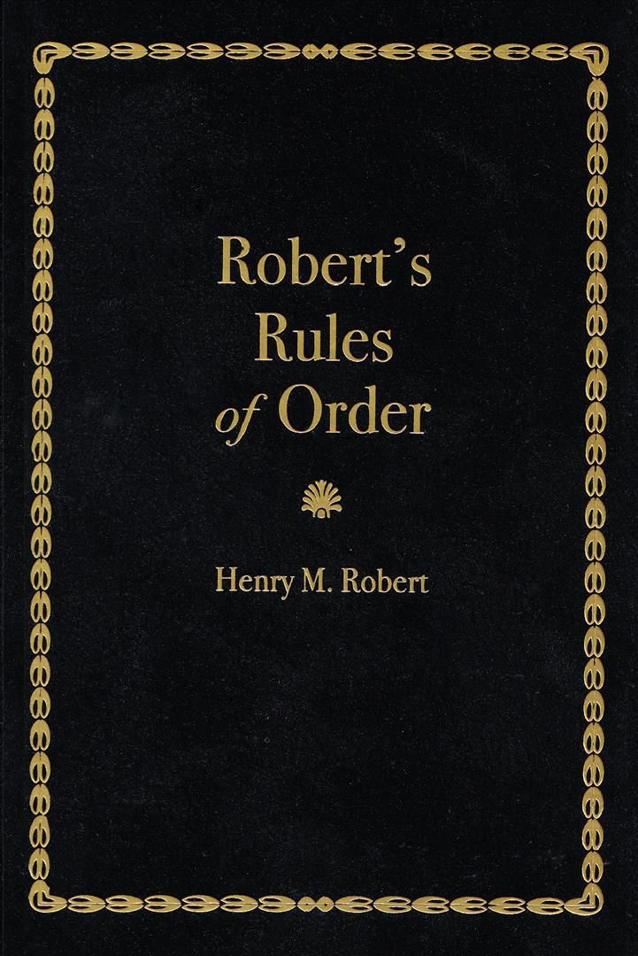 Robert's Rules of Order By Henry Robert 9781429094269 (Paperback)