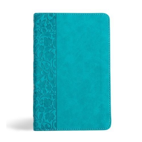NASB Personal Size Bible, Teal LeatherTouch By Holman Bible Publishers