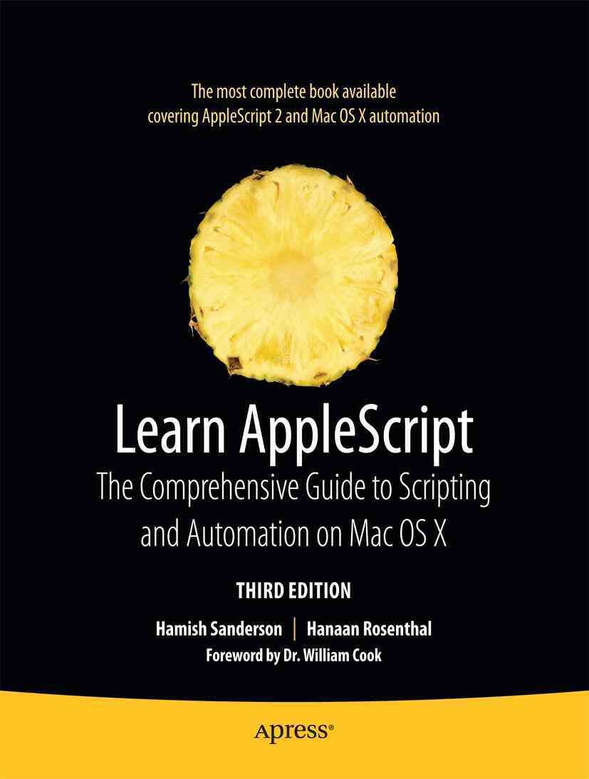 Learn AppleScript By Hamish Sanderson, Hanaan Rosenthal 9781430223610