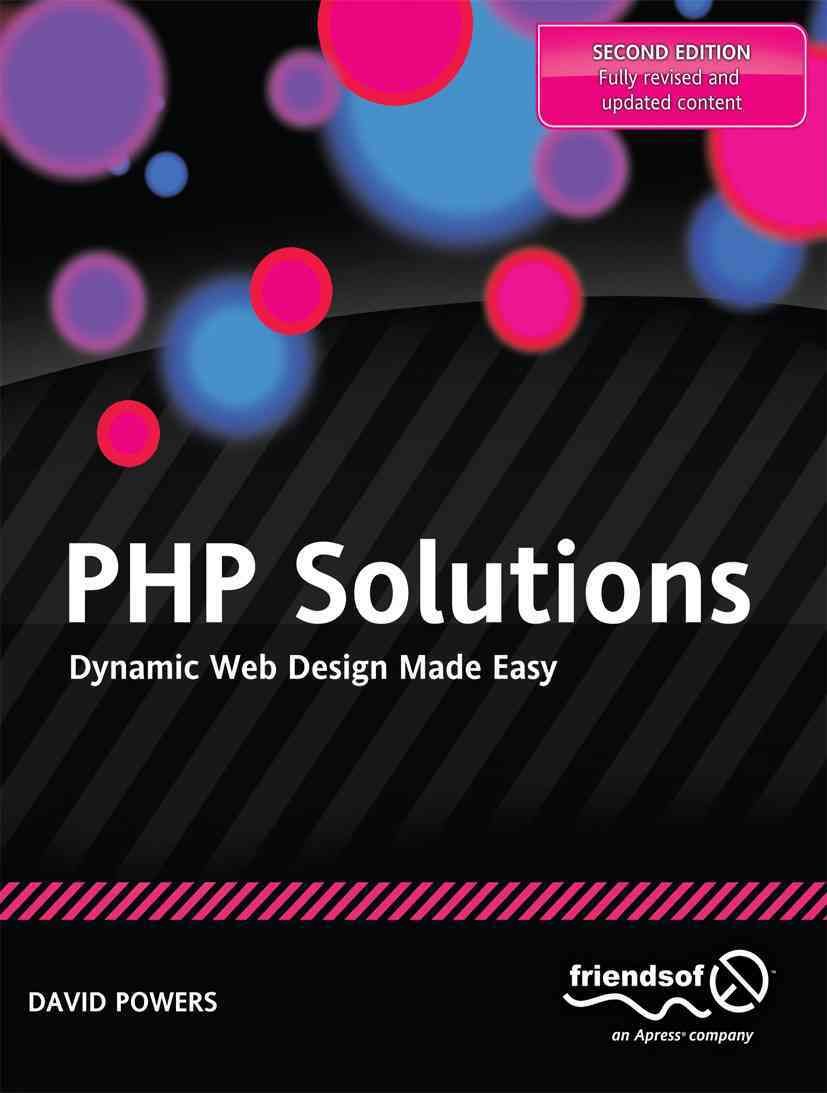PHP Solutions By David Powers 9781430232490 (Paperback)