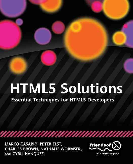 HTML5 Solutions By Marco Casario 9781430233862 (Paperback)