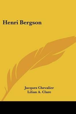 Henri Bergson 9781432582999 (Paperback)