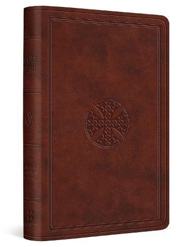 ESV Value Compact Bible (Trutone, Chestnut, Mosaic Cross Design)