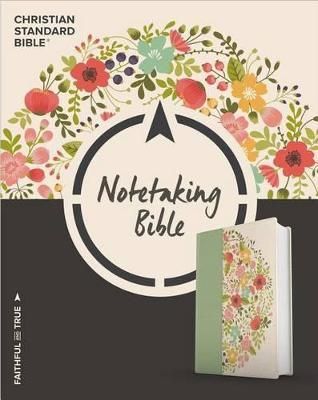 CSB Notetaking Bible, Sage Cloth Over Board By CSB Bibles by Holman