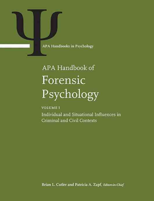 APA Handbook of Forensic Psychology 9781433817939 (Paperback)