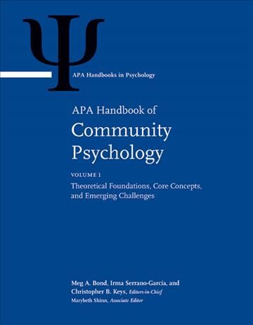 APA Handbook of Community Psychology 9781433822575 (Paperback)