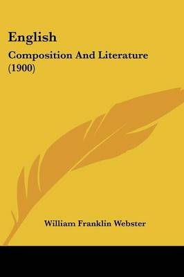 English By William Franklin Webster 9781436836449 (Paperback)