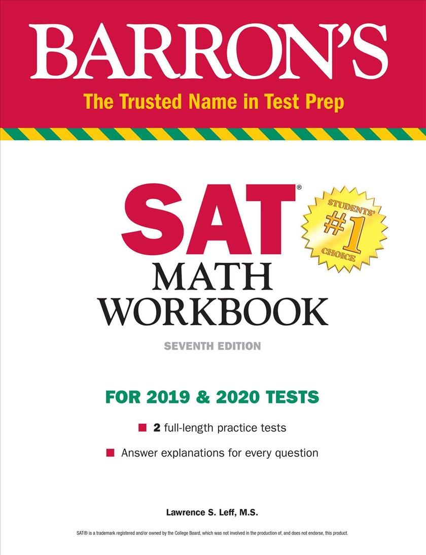 SAT Math Workbook By Lawrence S. Leff 9781438011769 (Paperback)
