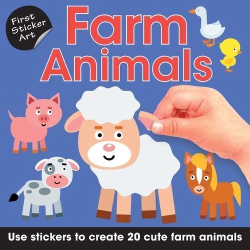 First Sticker Art: Farm Animals By Ksenya Savva (illustrator)