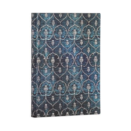 Blue Velvet Midi Lined Journal By Paperblanks 9781439780961