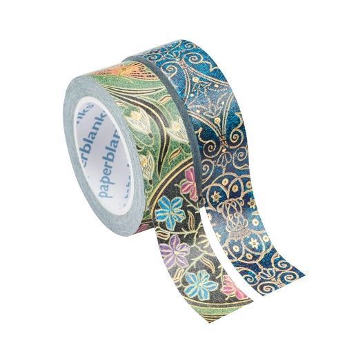 Azure/Poetry in Bloom (Mixed Pack) Washi Tape By Paperblanks