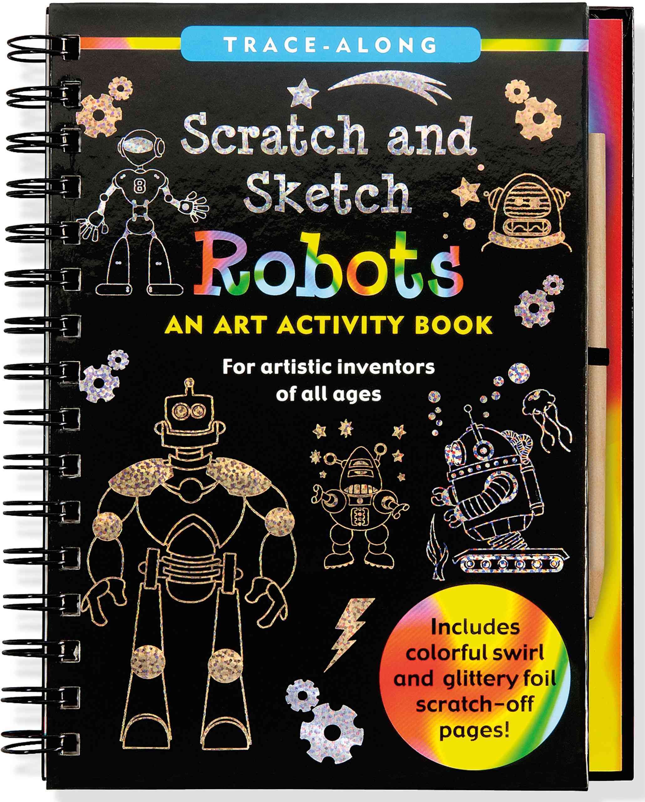 Scratch & Sketch Robots By Inc Press Pauper Peter 9781441318121