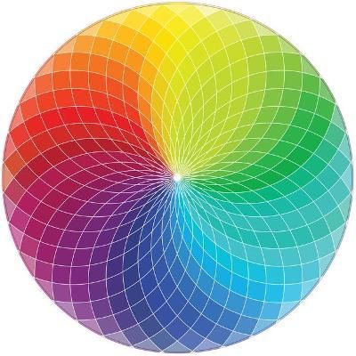 Color Wheel 1000 Piece Round Jigsaw Puzzle 9781441337368 ()