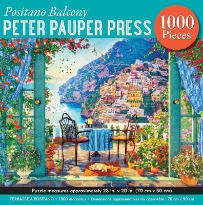 Positano Balcony 1000-Piece Puzzle By Peter Pauper Press (creator)