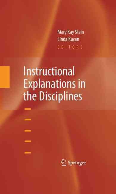 Instructional Explanations in the Disciplines 9781441905932 (Hardback)