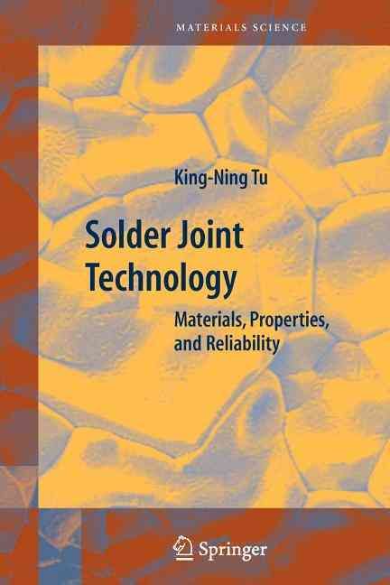 Solder Joint Technology By K. N. Tu 9781441922847 (Paperback)