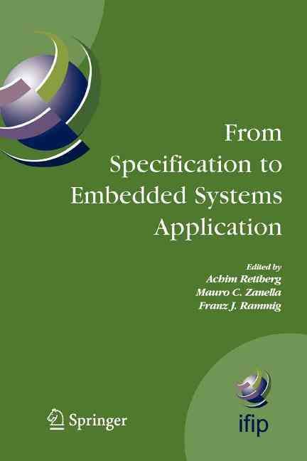 From Specification to Embedded Systems Application By Rettberg, Achim
