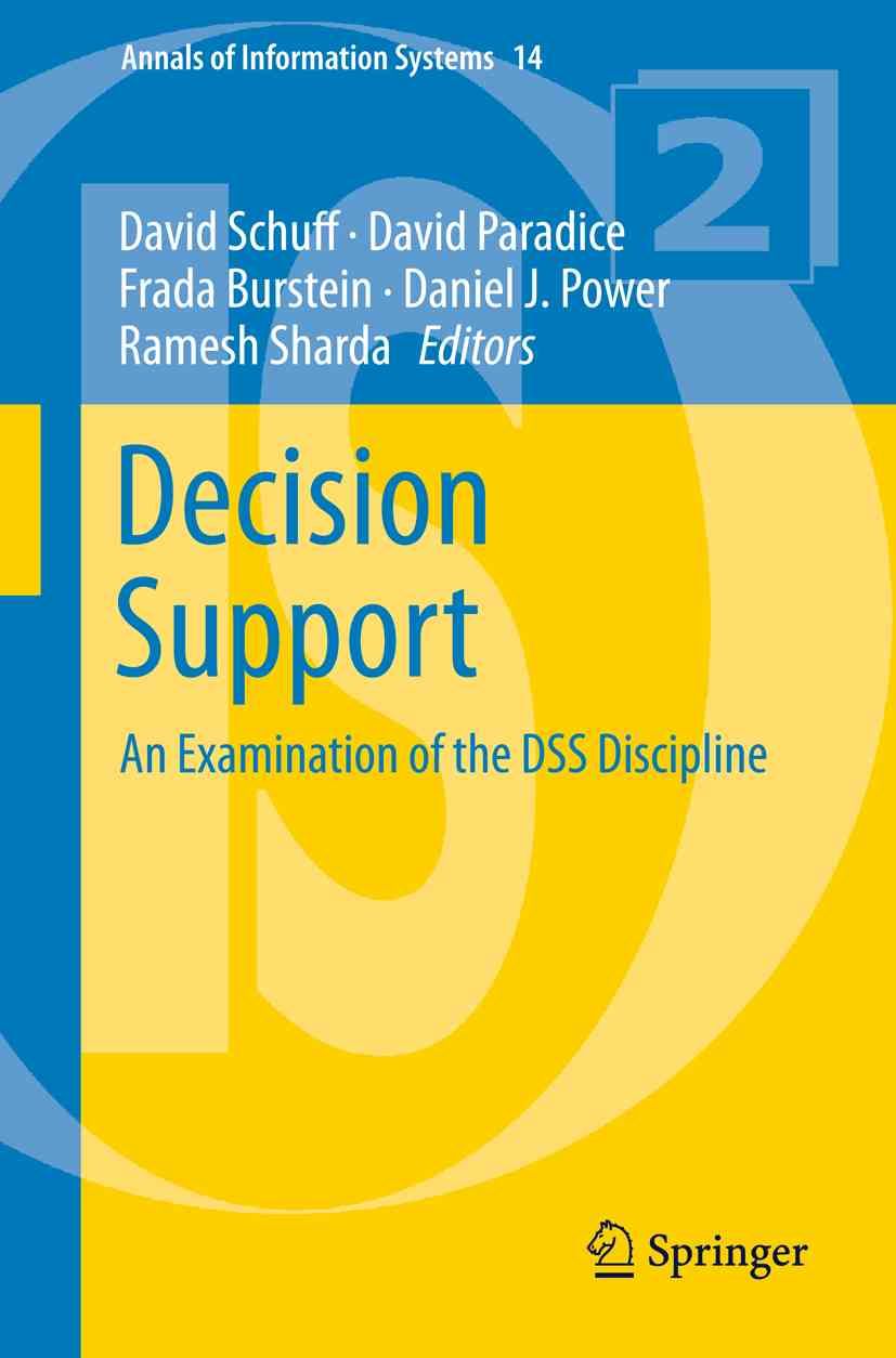 Decision Support By David Schuff 9781441961808 (Paperback)