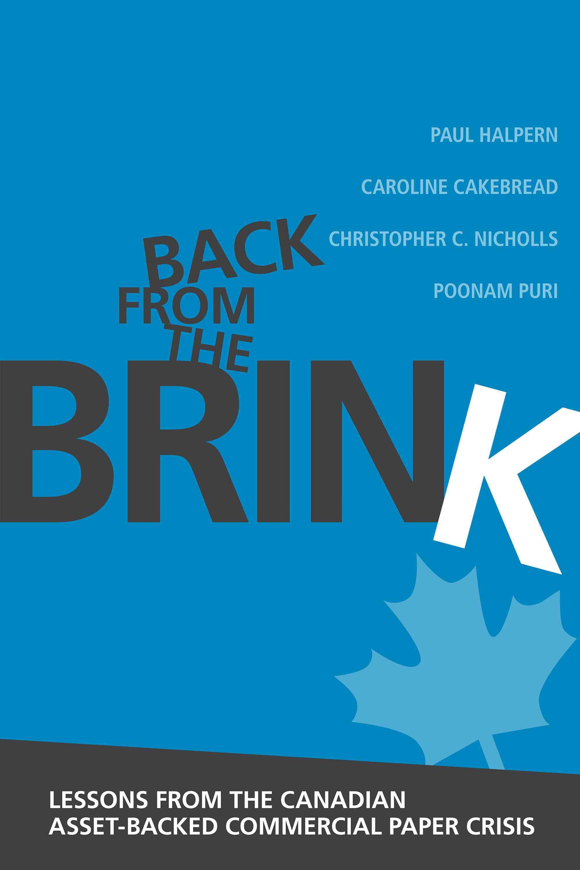 Back from the Brink 9781442641921 (Hardback)