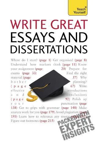 Write Great Essays and Dissertations By Hazel Hutchison 9781444105087
