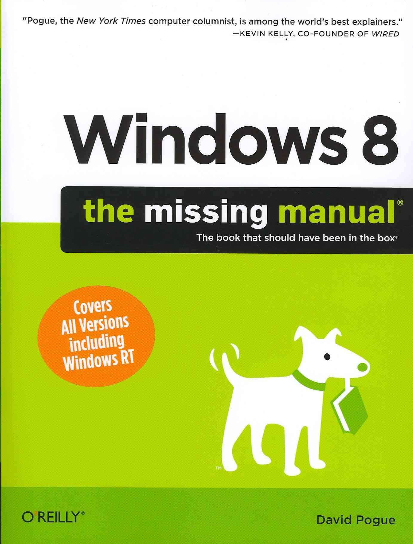Windows 8 By David Pogue 9781449314033 (Paperback)