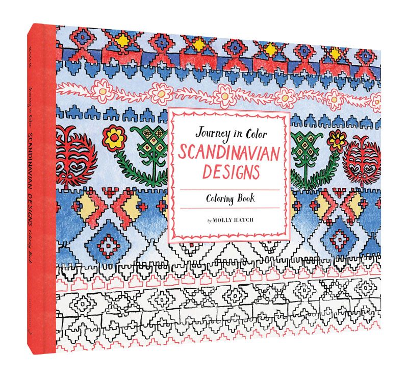 Journey in Color: Scandinavian Designs Coloring Book By Molly Hatch