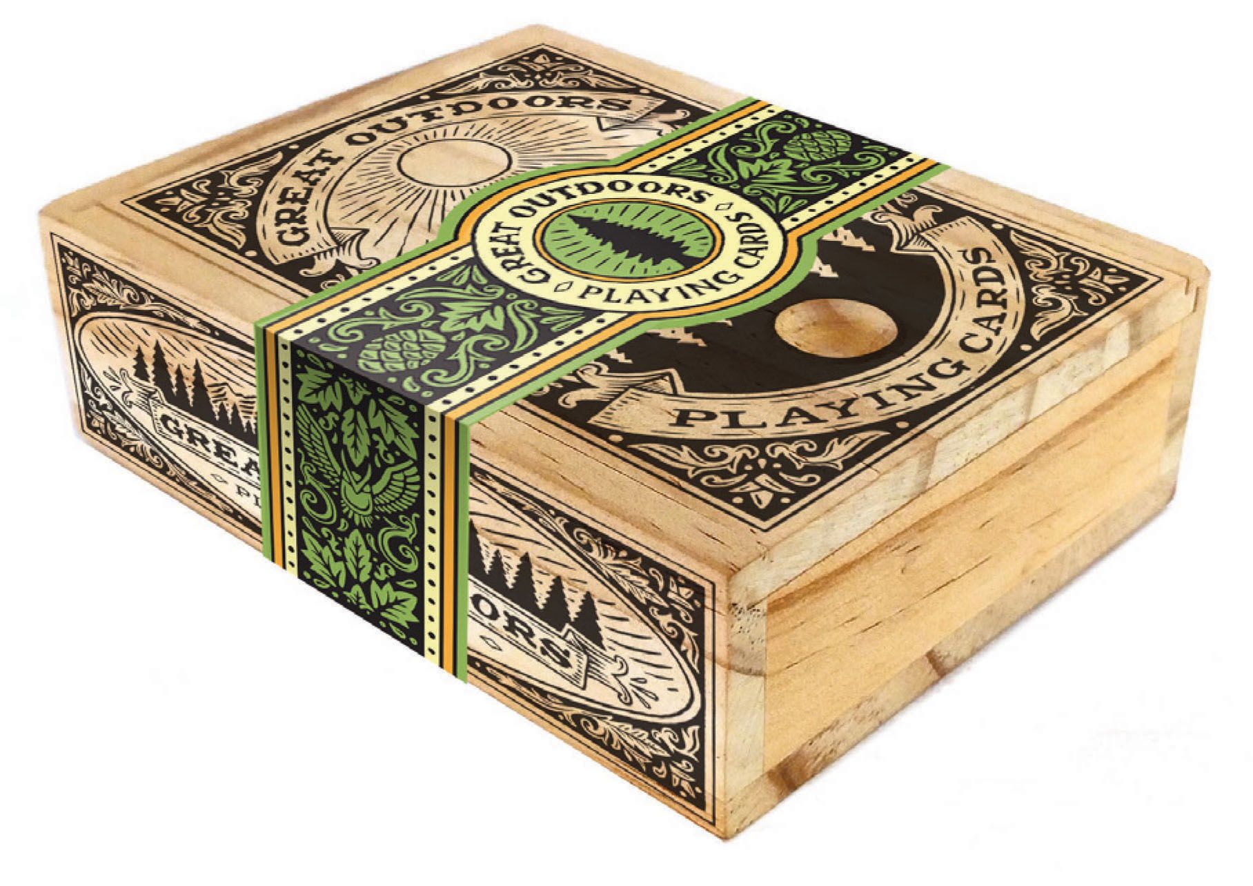 Great Outdoors Playing Cards By Travis Pietsch 9781452164953 (Cards)