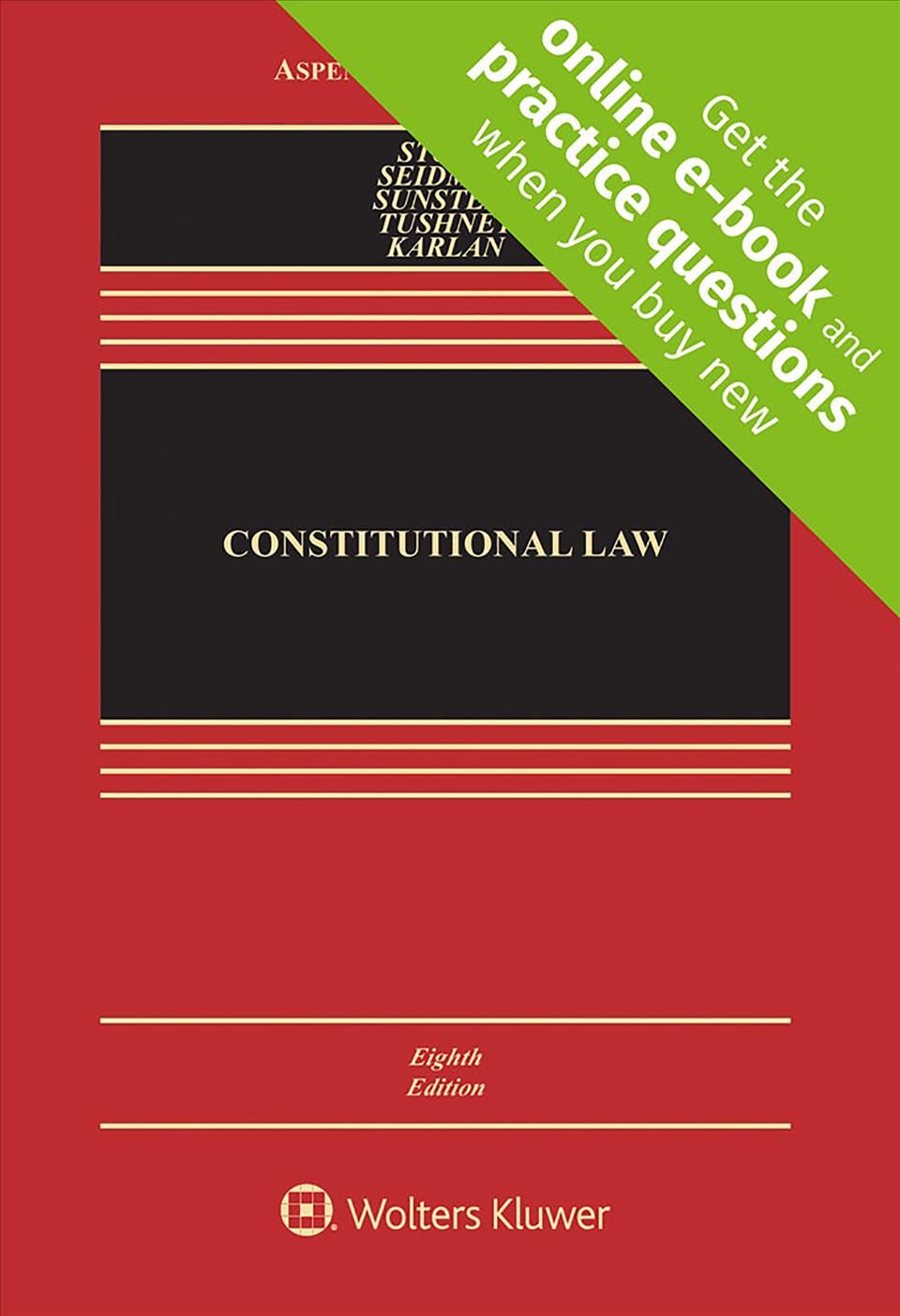 Constitutional Law 9781454876670 (Book)