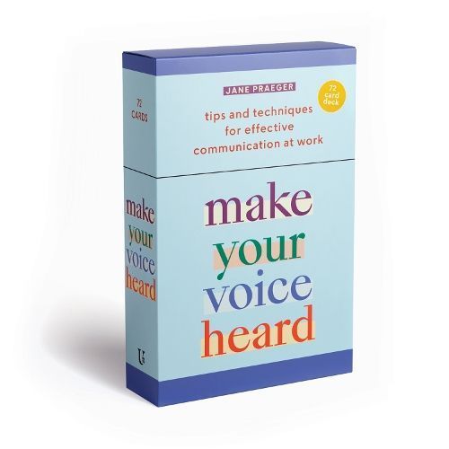 Make Your Voice Heard By Jane Praeger 9781454950646 (Cards)